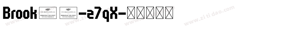 Brook23-z7qX字体转换