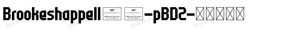 Brookeshappell10-pBDZ字体转换