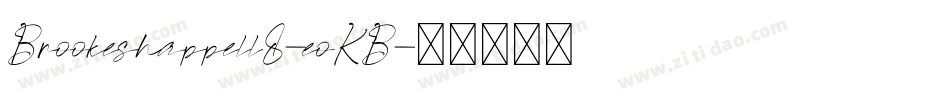 Brookeshappell8-eoKB字体转换