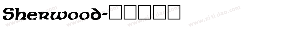 Sherwood字体转换