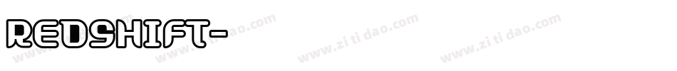 redshift字体转换