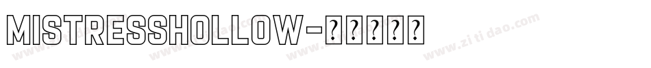 MistressHollow字体转换