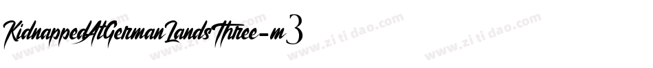 KidnappedAtGermanLandsThree-m3Jj字体转换