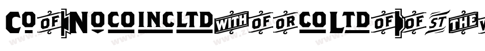 CouncilWordLogosTwo字体转换
