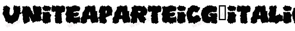 UniteAparteICG-Italic字体转换
