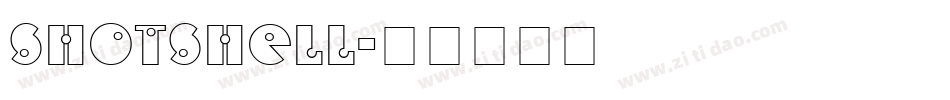 ShotShell字体转换