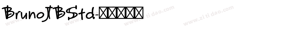 BrunoJBStd字体转换