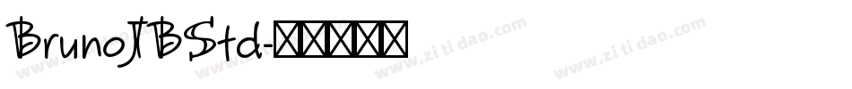 BrunoJBStd字体转换