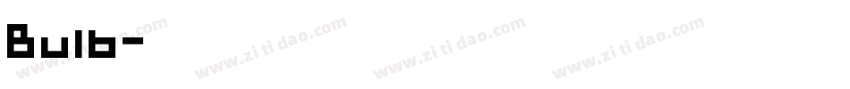 Bulb字体转换
