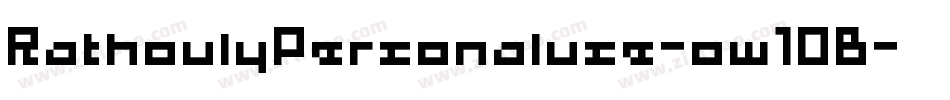 RathoulyPersonaluse-ow10B字体转换