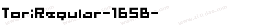 ToriRegular-165B字体转换