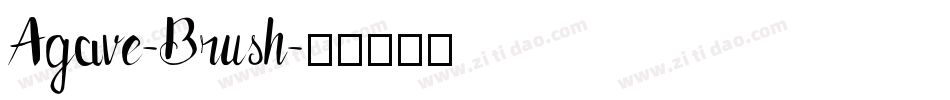 Agave-Brush字体转换