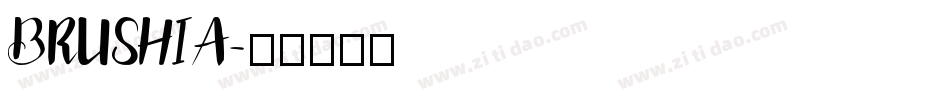 BRUSHIA字体转换