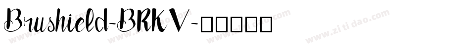 Brushield-BRKV字体转换