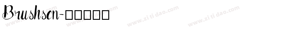 Brushscn字体转换