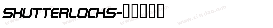 Shutterlocks字体转换