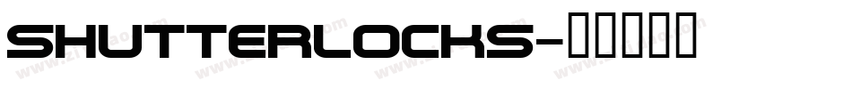 Shutterlocks字体转换