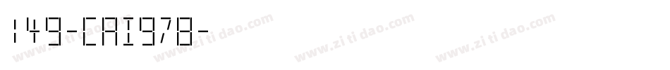 149-CAI978字体转换
