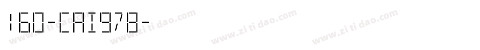 160-CAI978字体转换