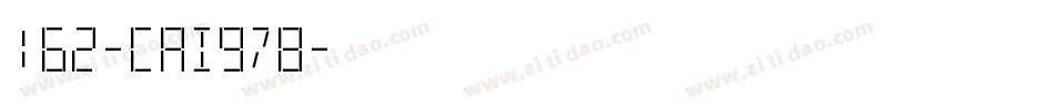 162-CAI978字体转换