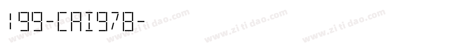 199-CAI978字体转换