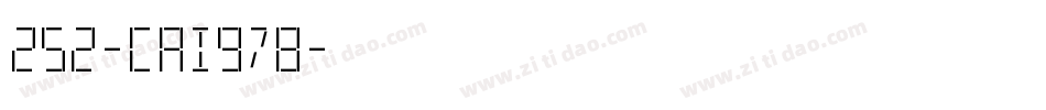 252-CAI978字体转换