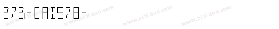 373-CAI978字体转换
