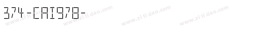 374-CAI978字体转换