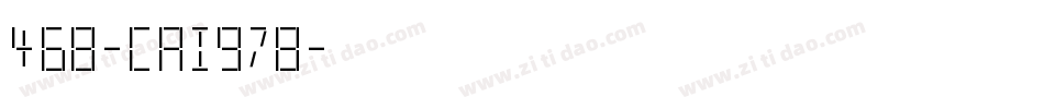 468-CAI978字体转换