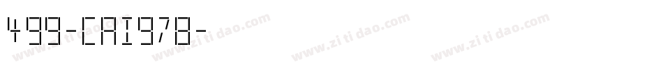 499-CAI978字体转换