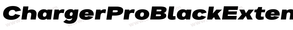 ChargerProBlackExtendedOblique-BARB字体转换