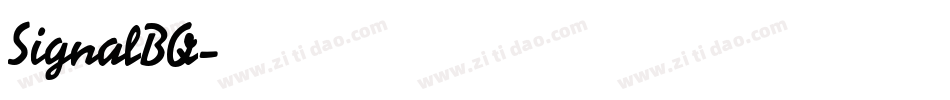 SignalBQ字体转换