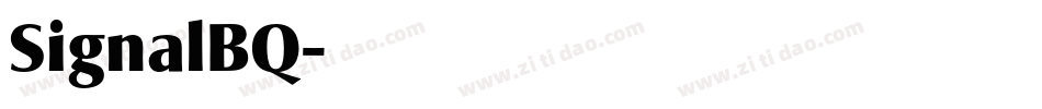 SignalBQ字体转换