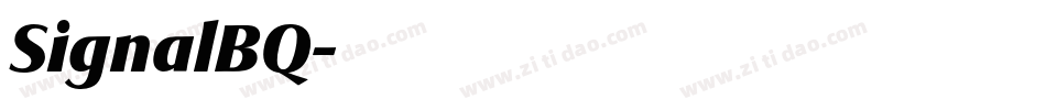 SignalBQ字体转换