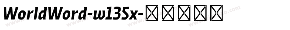 WorldWord-w135x字体转换