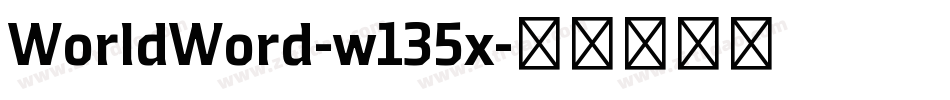WorldWord-w135x字体转换