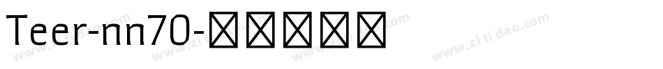 Teer-nn70字体转换