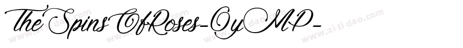 TheSpinsOfRoses-0yMP字体转换