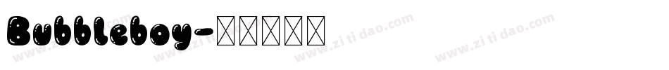 Bubbleboy字体转换