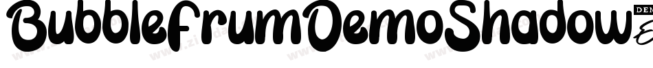 BubbleFrumDemoShadow-K7V3X字体转换