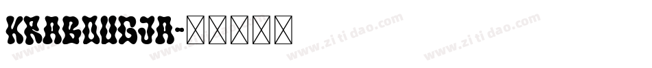 Krabougja字体转换