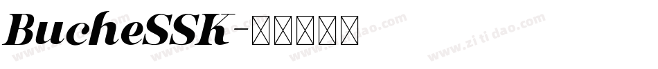 BucheSSK字体转换