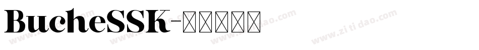 BucheSSK字体转换