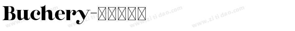 Buchery字体转换