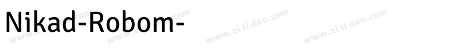 Nikad-Robom字体转换