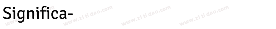 Significa字体转换