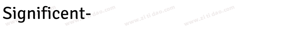 Significent字体转换