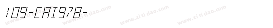 109-CAI978字体转换