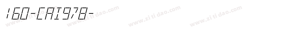 160-CAI978字体转换