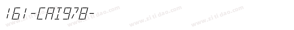 161-CAI978字体转换